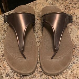 Fitflop Brown Thong Sandals Size 9